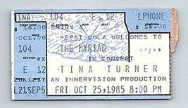 Tina Turner Ticket Stub October 25 1985 Oklahoma City - $24.74