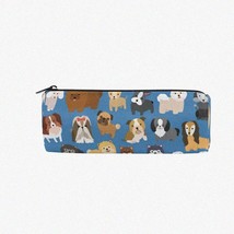 Puppy Pals Pencil Pouch: Cute Dog Pattern Organizer for Pens, Makeup Brushes &amp; M - $32.62