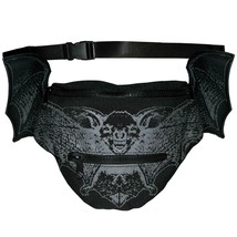 Kreepsville 666 Winged Bat Hip Pouch Fangs Fanny Pack Punk Gothic Halloween NWT - £27.90 GBP