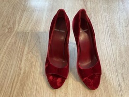 Pierre Hardy Shoes Heels Red Velvet Size 40 Women’s - £79.00 GBP