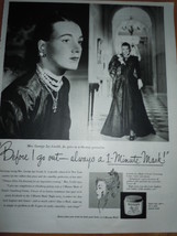 Ponds Mrs. George Jay Gould Jr. Print Magazine Ad 1947  - £4.74 GBP