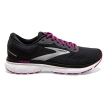 Brooks women&#39;s trace running shoes - medium width in Ebony/Black/Wood Violet - - £63.23 GBP