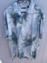 Cubavera Hawaiian Shirt Size L Lightweight Short Sleeve Button Close NWT - $25.00