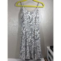 Old Navy Womens Spaghetti Strap Floral Beach Scene Dress Monochrome Size... - $24.95