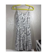 Old Navy Womens Spaghetti Strap Floral Beach Scene Dress Monochrome Size... - $34.97 CAD
