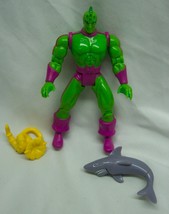 Vintage 1995 Marvel Fantastic Four TRITON Action Figure Toy Toybiz COMPLETE - £11.87 GBP