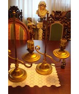 Compatible with Vintage Pair of Electric Student Lamps, 1950s, Working C... - €76,84 EUR