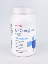 GNC B Complex 150 Timed Release 100 Vegetarian Caplets BB 10/2024 - £21.11 GBP