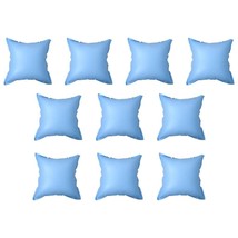  Pool Pillow Set of 10 Blue PVC Large Durable Pool Pillow - $114.83