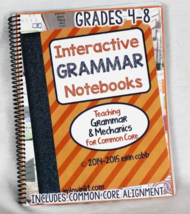 Interactive Grammar Notebook Grades 4-8, Teaching Grammar &amp; Mechanics 2014/15 LN - £12.44 GBP