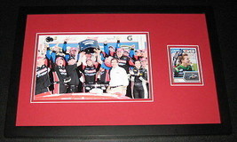 Trevor Bayne Daytona 500 Signed Framed 11x17 Photo Display - £97.33 GBP