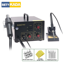 KADA 852 Soldering and Rework Station Hot Air Gun and Soldering Iron 2-I... - £142.86 GBP