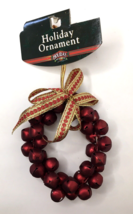 Vintage Red Jingle Bells Christmas Tree Ornament Holiday Expressions - £11.75 GBP