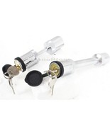 5/8&quot; TOW TRAILER HITCH PIN LOCK &amp; 1/4&quot; COUPLER LOCK HARDENED STEEL FRE - $25.63 CAD