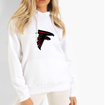 Atlanta Falcon Women&#39;s White Hoodie - $30.99