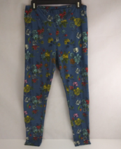 LuLaRoe Tall &amp; Curvy Leggings Cobalt Blue With Floral Designs - €8,46 EUR