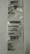 Everbilt Phillips Pan-Head Machine Screws M4-0.7 x 18mm 5 pack of 2 screws - £14.37 GBP
