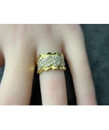 Beautiful 18K Gold and 1 full carat of quality Diamonds Ring - £2,112.09 GBP