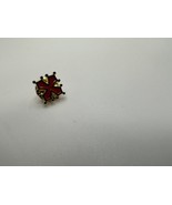 Vintage Red Jerusalem Cross Lapel Pin 1.5cm - £8.87 GBP