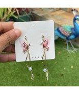 Fairy Wing Dangle earrings| Fairycore earrings| Butterfly earrings| Eleg... - $13.99