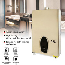 16L Propane Gas LPG Tankless Water Heater Instant Boiler On Demand Whole... - £251.62 GBP