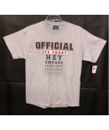 NWT Jansport Gray Hey Umpire Eye Chart Sz L Large Tee Shirt - £17.20 GBP