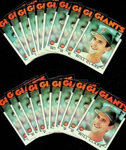 1986 Topps Traded Will Clark 20 Baseball Cards #24T - £29.03 GBP