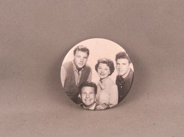 Vintage Tv Show Pin - Ozzie and Harriet  Cast Picture - Celluloid Pin - $19.00