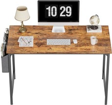 CubiCubi Study Computer Desk 47&quot; Home Office Writing Small Desk, Modern Simple - £77.52 GBP