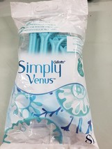 Gillette Simply Venus 2 Blade Disposable Razors With A Touch of Aloe 8 Count L42 - £8.30 GBP