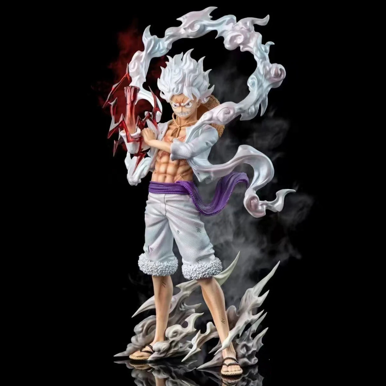 One Piece Action Figure Monkey D. Luffy Gear 5 24cm Statue For collectio... - $29.99