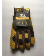 NEW Wells Lamont Men&#39;s Cowhide Durable Hybrid Leather XL Work Glove - $20.72 CAD