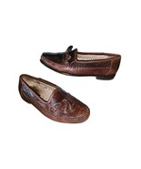 Zelli Genuine Ostrich All Leather Men&#39;s Dress Shoe Loafer Size 8M VERY N... - $91.20 CAD
