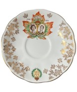 Antique Queen Elizabeth II Royal Visit To Canada June 1959 Saucer Queen ... - $9.50