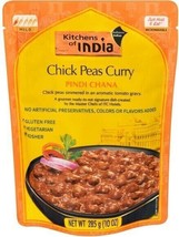 (6) Kitchens of India Pindi Chana Vegan Chick Peas Curry Dinner--FREE SH... - £19.43 GBP