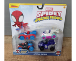 Disney Jr  Marvel Spidey and His Amazing Friends Amazing Metals 4 Pack V... - £15.62 GBP