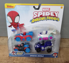 Disney Jr  Marvel Spidey and His Amazing Friends Amazing Metals 4 Pack V... - £15.71 GBP