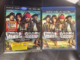 Pirates of the Caribbean On Stranger Tides Blu-Ray 3D w/ Lenticular Slip /5 DISC - £7.77 GBP