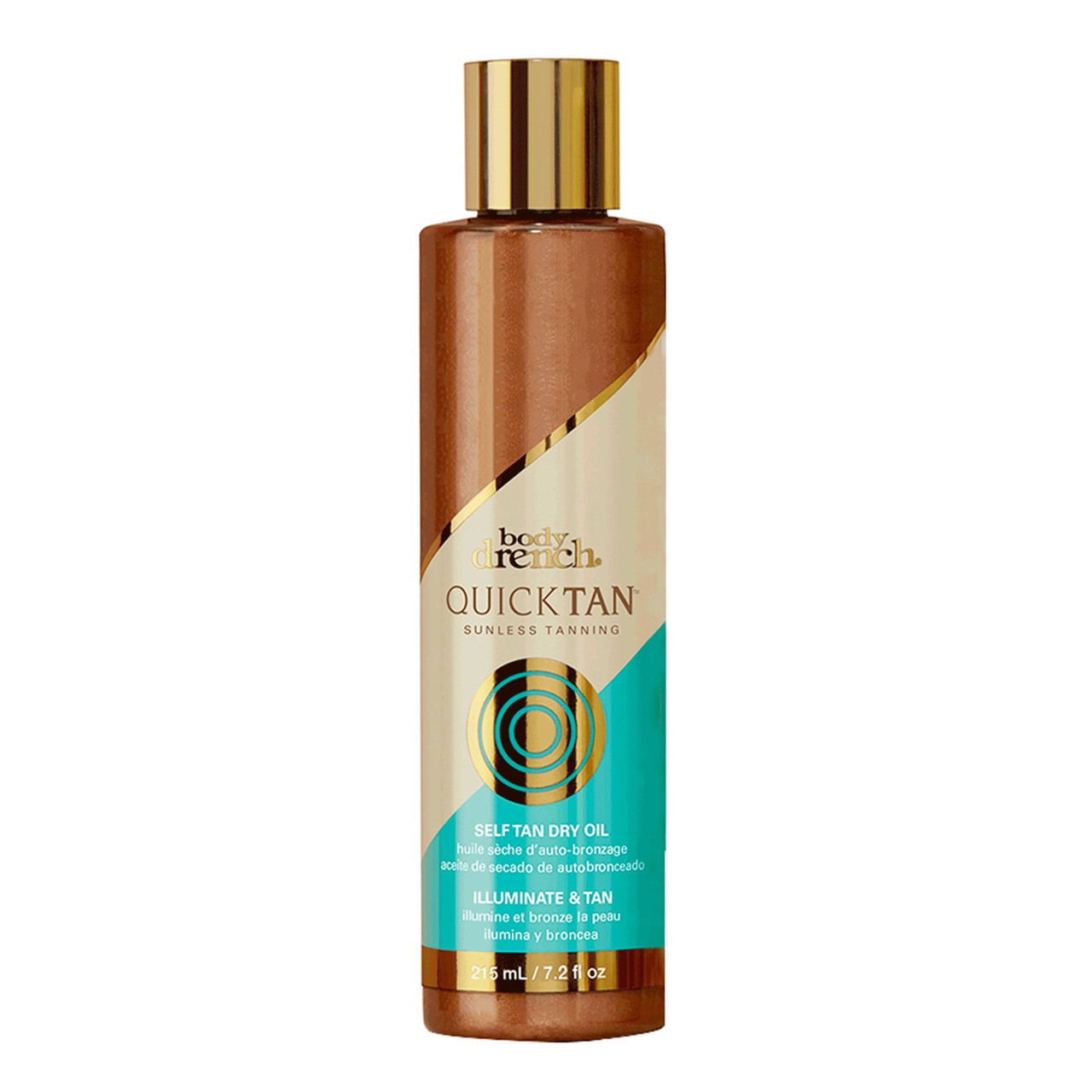 Body Drench Quick Tan - Tan Gorgeous Illuminate  Tan - Self Tan Dry Oil 7.2oz