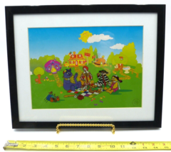 McDonald&#39;s Limited Edition 1998 Framed PICNIC Serigraphic Cel Animation - £27.25 GBP