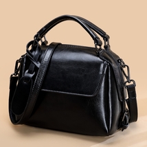 Handmade 553088 Genuine Cowhide Leather Lady Bag, Metal Zipper, Wear-Resistant  - £78.33 GBP