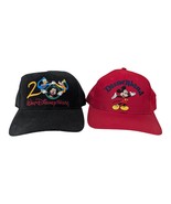 Pair Of Disneyland &amp; Walt Disney World Hats Snapback Mickey Mouse 2000 V... - $19.99