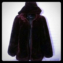 Vintage Made in the USA Outplayers faux fur jacket medium large - £125.80 GBP