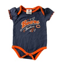 NFL Apparel Girls Infant Baby Size 6 9 Months Chicago Bears 1 Piece Body... - £6.96 GBP
