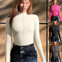 Fashion Long Sleeve Jumpsuit Seamless Slimming Shapewear for Women Romper - £13.40 GBP+