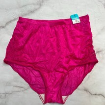 Vintage Vanity Fair Lace Side Mushroom Briefs Star Ruby Pink New Size 5 Sheer - £39.47 GBP