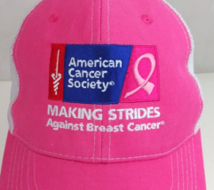 American Cancer Society Making Strides Against Breast Cancer Baseball Cap - £11.37 GBP