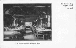 Dining Room Interior Roycroft Innn Shop East Aurora New York 1900c PMC postcard - £7.87 GBP