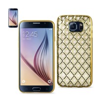 [Pack Of 2] Reiko Samsung Galaxy S6 Flexible 3D Rhombus Pattern Tpu Case With... - £20.12 GBP