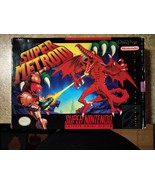 Super Metroid SNES Video Game Complete Authentic CIB Excellent Condition... - $325.00